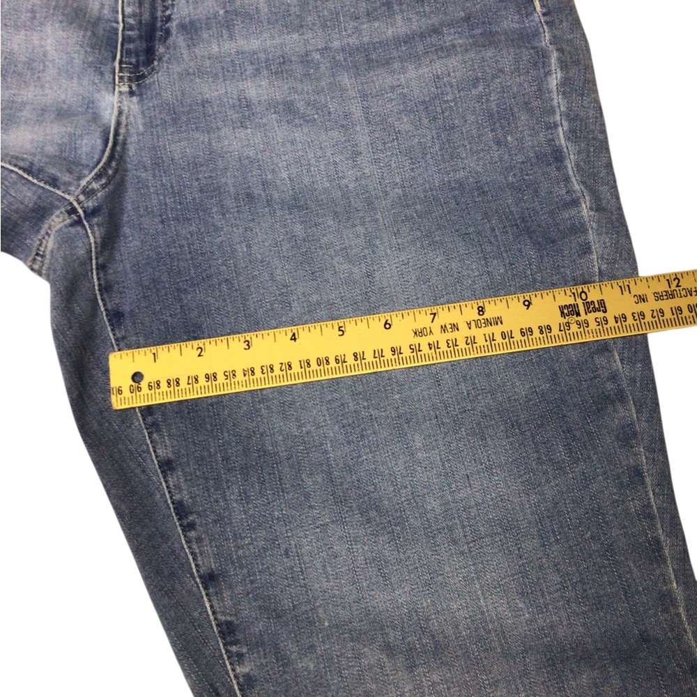 Talbots Slim Ankle Blue Curvy Women's Jeans 14 Denim Medium Wash - Picture 6 of 11